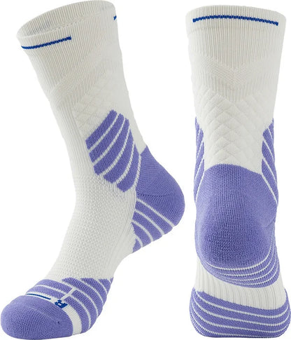 Crossborder Supply Atmungsaktive Sport-Laufsocken für Herren und Damen, 2023, Kompressions-Reiten, Radfahren, Kniestrümpfe, Basketball, Radfahren, Hockey, S