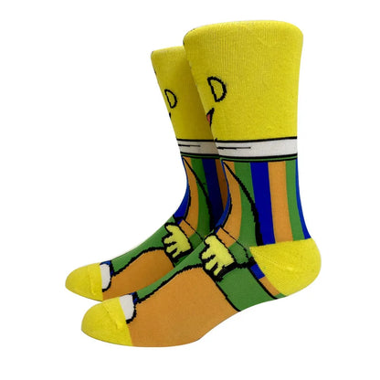 2023 neue Ankunft Anime Simpson Frauen Männer Lange Socken männer Knie-Hohe Cosplay Kalbsocken Erwachsene Persönlichkeit Hip Hop Weihnachtssocken