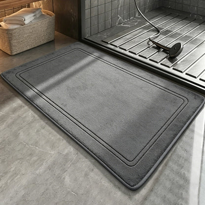 ultra soft fast absorbent bath rug