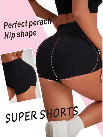 Women's Seamless Yoga Shorts - High Waist Workout Athletic Shorts