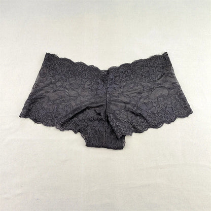 Lace Transparent Floral pantie Solid Color  Breathablle Soft