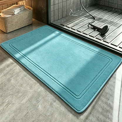 ultra soft fast absorbent bath rug