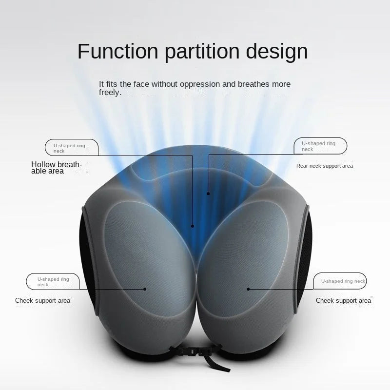 Multifunction U-Shaped Memory Foam Neck Pillow Slow Rebound Soft Travel Pillow For Sleeping Cervical Health Massage Nap Pillows San Remo Shops