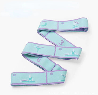 Yoga Stretching Belt - Elastic Resistance Band for Pilates