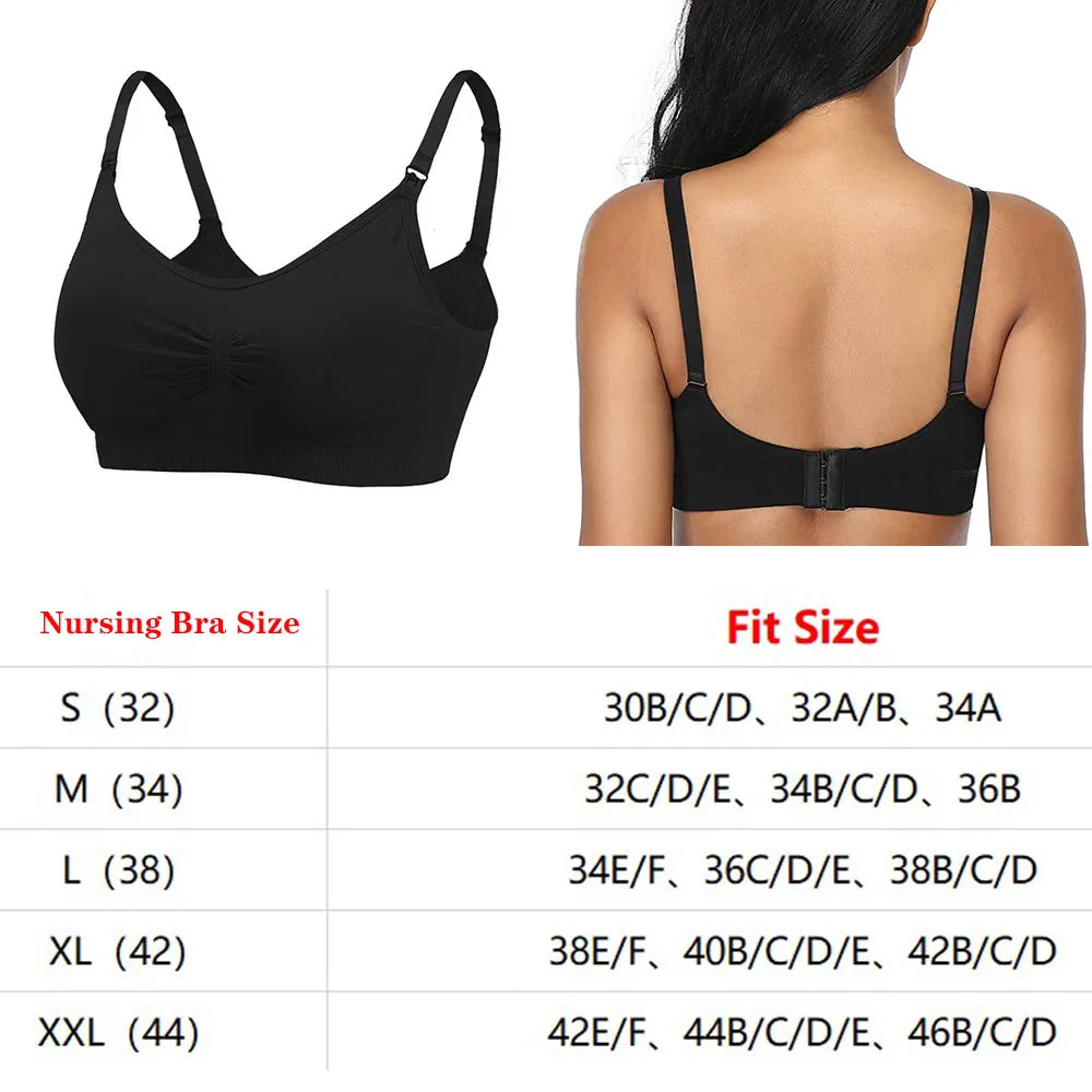 Breastfeeding Bras Maternity Nursing Bra for Feeding Nursing Underwear Clothes for Pregnant Women Wirefree Breathable Bra San Remo