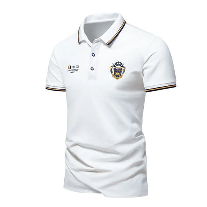 Polo Shirts Short Sleeve Top Casual Lapel Breathable Lightweight