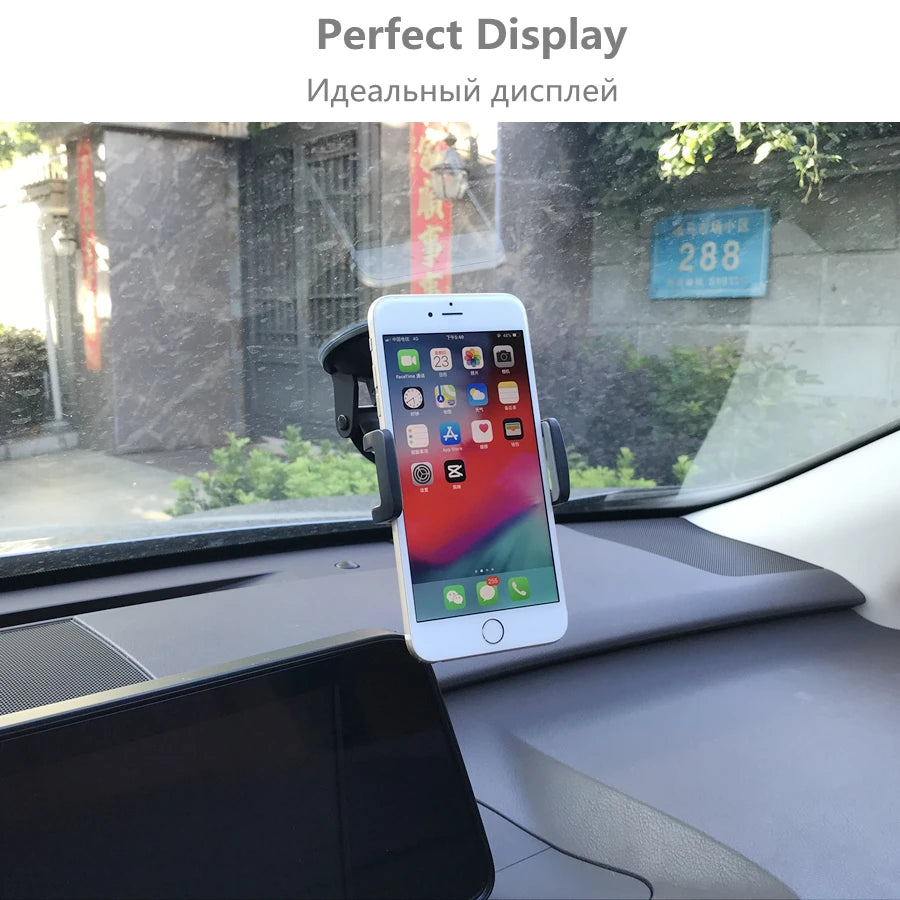 Car Windshield Phone Holder Universal For Mobile Cell Phone Clip Mount Support GPS Stand Holder For iPhone 11 12 13 X XS Samsung San Remo