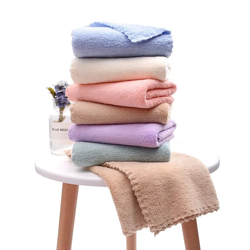 Face Towel Thickened Microfiber Absorbent High-density Coral Fleece Towel Quick Dry Clean Face Soft Absorbent Towel San Remo Shops