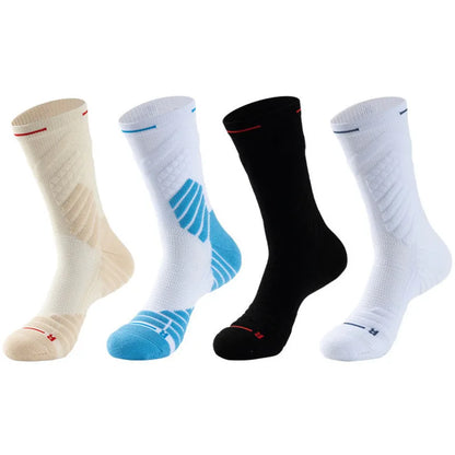 Crossborder Supply Atmungsaktive Sport-Laufsocken für Herren und Damen, 2023, Kompressions-Reiten, Radfahren, Kniestrümpfe, Basketball, Radfahren, Hockey, S