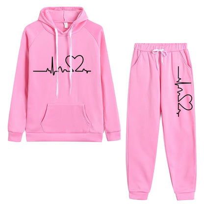 2-Piece Tracksuit Hoodies +Sweatpants