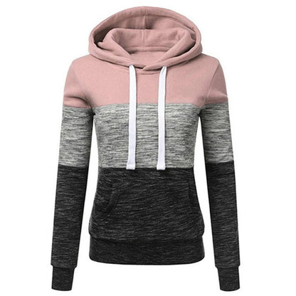 Sudadera Tricolor para Mujer, Jerseys, Ropa para Mujer, Sudaderas Gráficas, Sudaderas con Capucha y Sudaderas Nuevas, Camiseta con Capucha, Ropa con Capucha