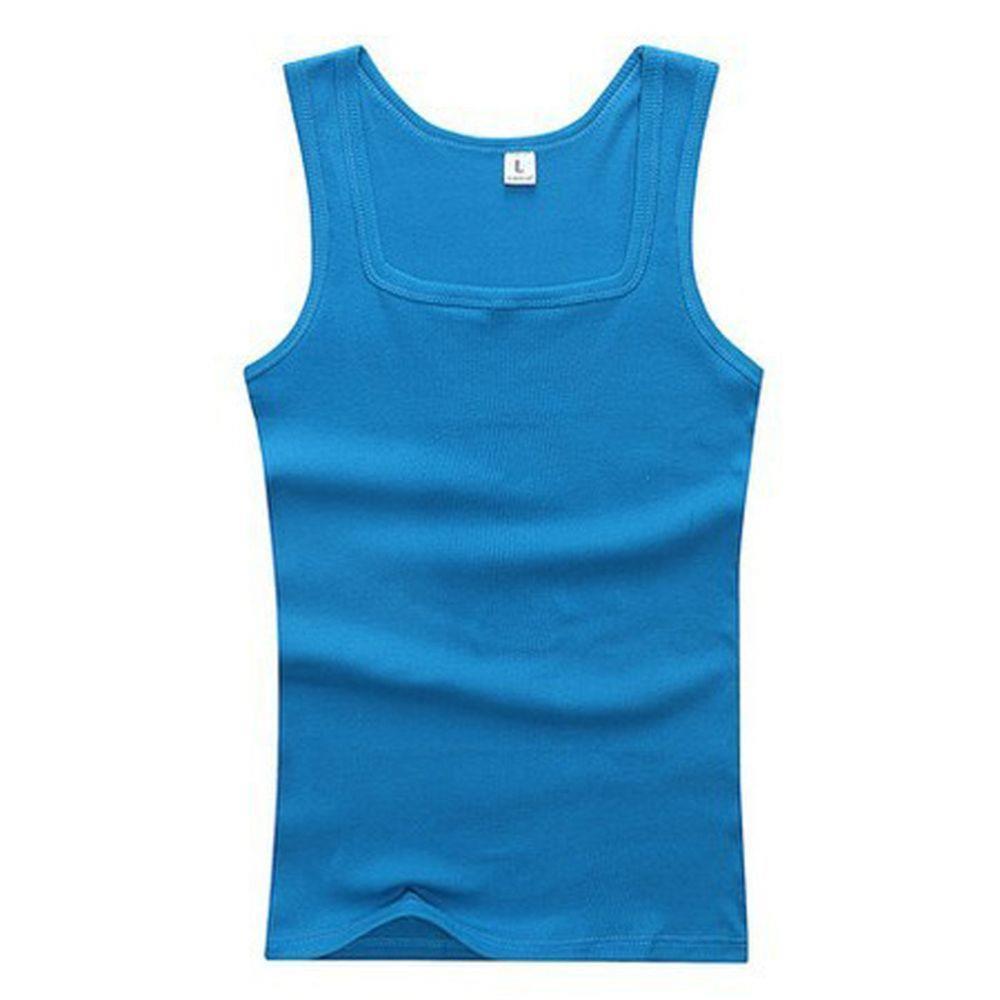 3/6 Pcs Men's Cottons Elastic Tank Top