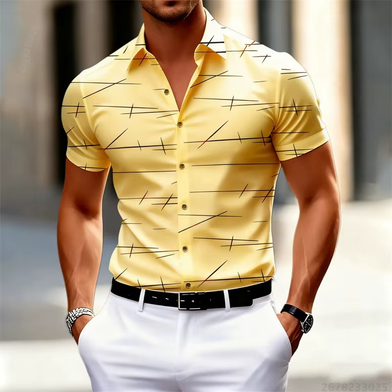 slim lapel shirt