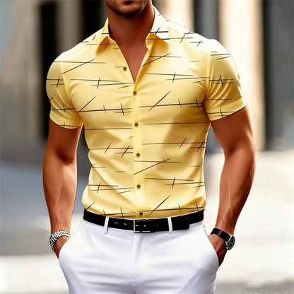 slim lapel shirt