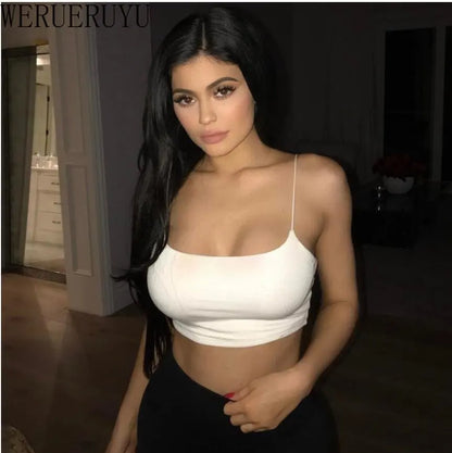 Sleeveless Vest Corset Crop Top Women Aesthetic Clothing Summer Y2k Streetwear White Black Yellow Red Tank Top for Womens San Remo