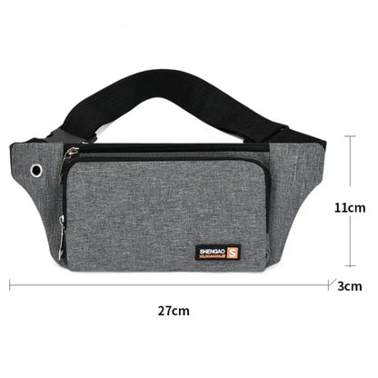 Fashion Waist Bag Shoulder Crossbody Bag Oxford Packs Casual Chest Bags Women Man Belt Pouch Travel Hip Bag Sport Purses Pocket