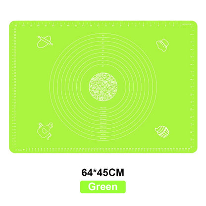 Tapete de silicona para amasar masa, tapete de silicona para hornear, pizza, pasteles, masa, repostería, cocina, parrilla, utensilios para hornear, tapete de mesa, hoja de almohadilla