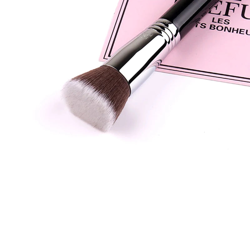 F80 TOP Flat KABUKI kit de maquiagem profissional sintetico frete gratis Powder Liquid Foundation Makeup Brush San Remo