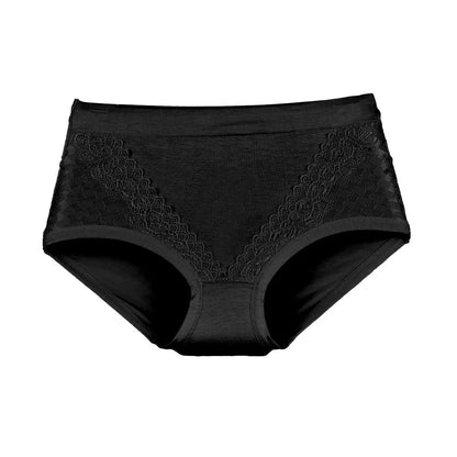 2024 Women High Waist Panties Female Seamless Briefs Modal Lace Plus Size Underpants Mother Middle Aged Oversize Panty Underwear