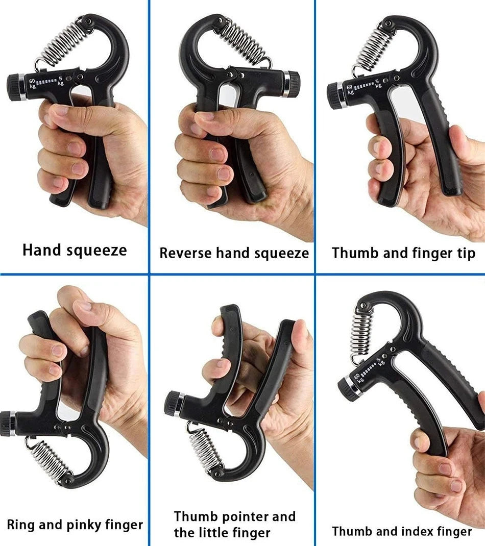 R-Shaped Spring Grip Professional Wrist Strength Arm Muscle Finger Rehabilitation Training Exercise Fitness San Remo