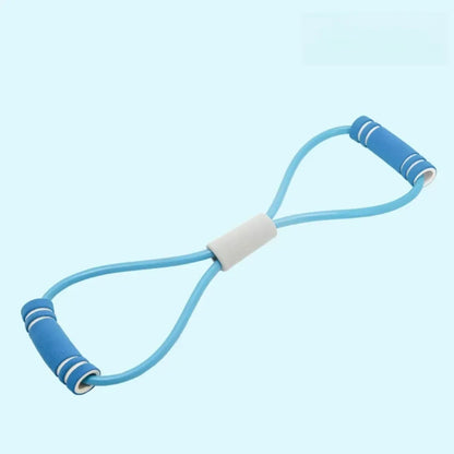 1Pcs 8-shaped Fitness Resistance Band Home Fitness Accessories Rubber Pull Rope Yoga Training Exercise Stretching Belt