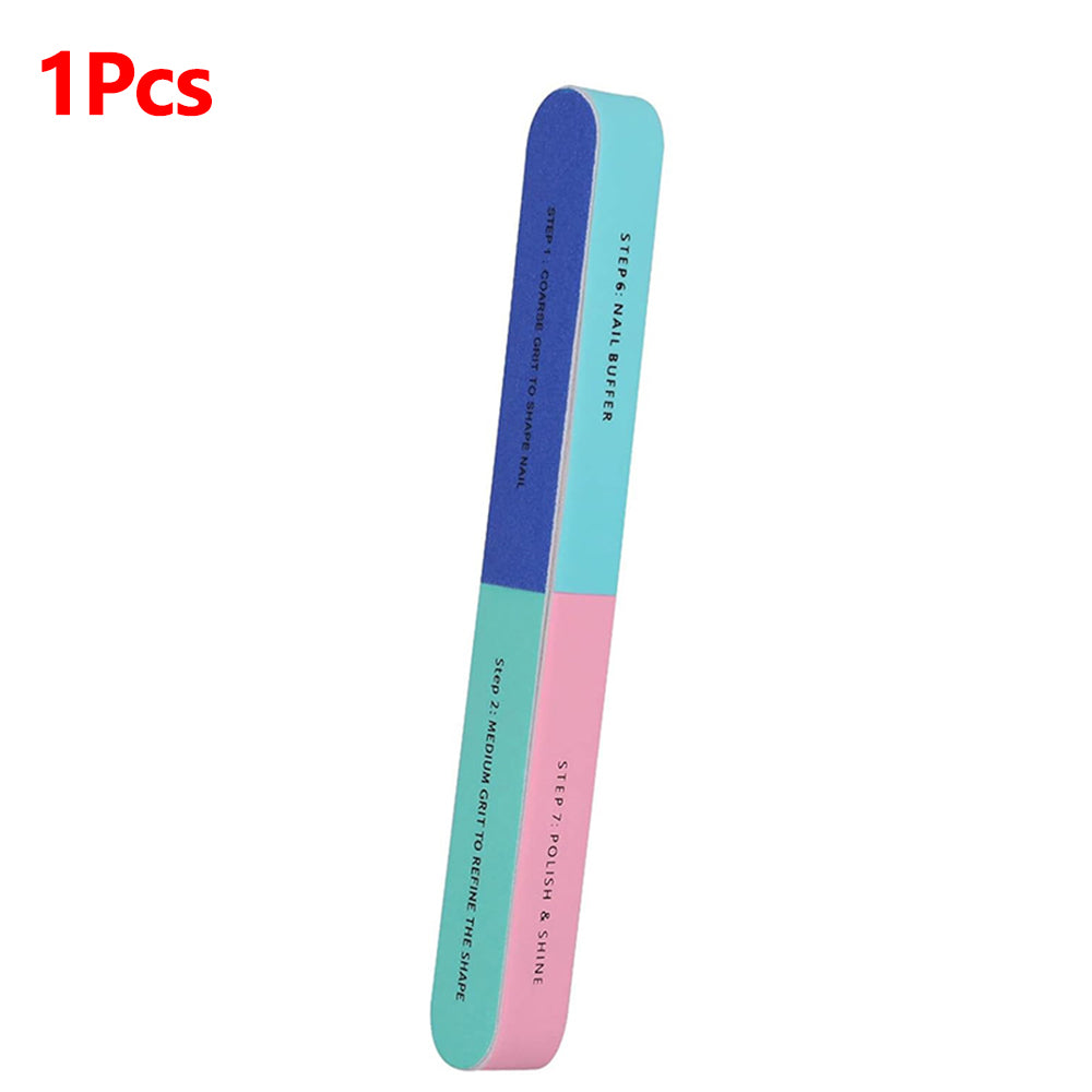 1/5Pcs Nail File Seven-Sided Polishing