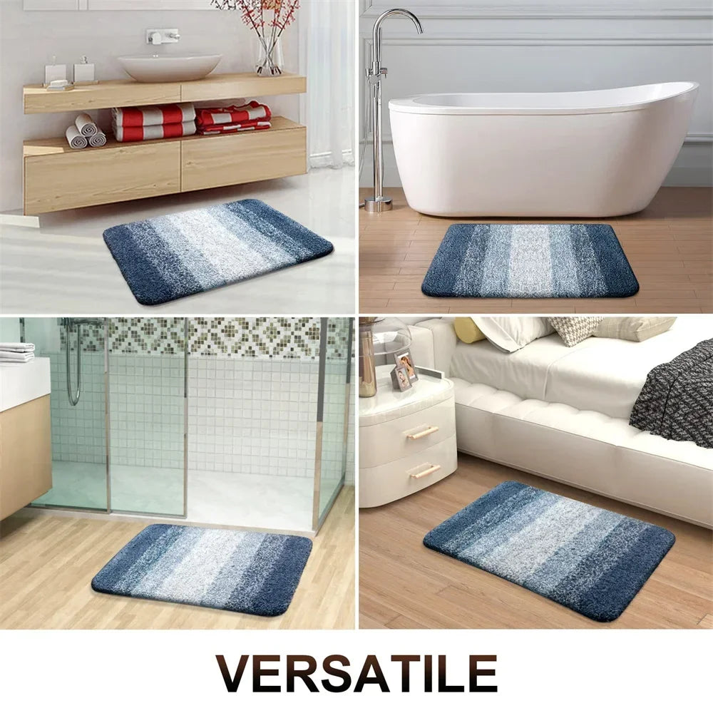 Luxury Bathroom Rug Mat Soft and Absorbent Microfiber Bath Rugs Non-Slip Plush Carpet Wash Dry Bath Mats For Floor Shower San Remo Shops