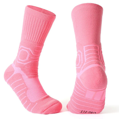 Crossborder Supply Atmungsaktive Sport-Laufsocken für Herren und Damen, 2023, Kompressions-Reiten, Radfahren, Kniestrümpfe, Basketball, Radfahren, Hockey, S