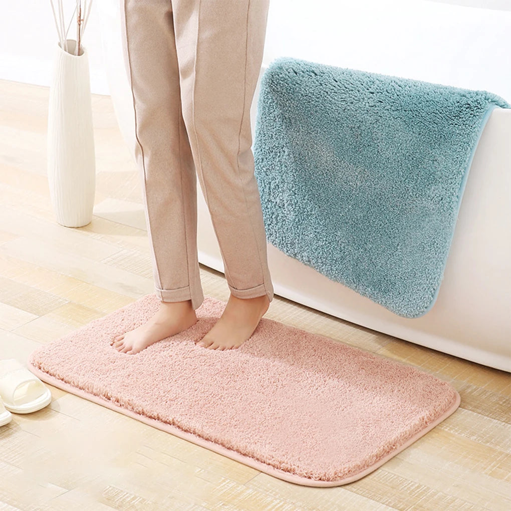 Non-Slip Bathroom Mat Made With Polyester For Safety And Durability Essential For Bathroom Soft San Remo Shops