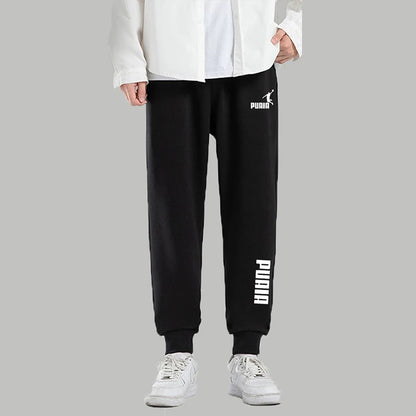 Sport Jogging Trousers Fitness Loose Fit Solid Color