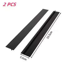 2 pcs of Silicone Gap Strip, Kitchen Gas Stove Sealing Strip,