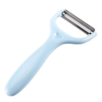 Cuchillo pelador de frutas, pelador de acero inoxidable, pelador de manzanas, pelador de verduras de cocina, pelador afilado, pelador multifunción, ralladores