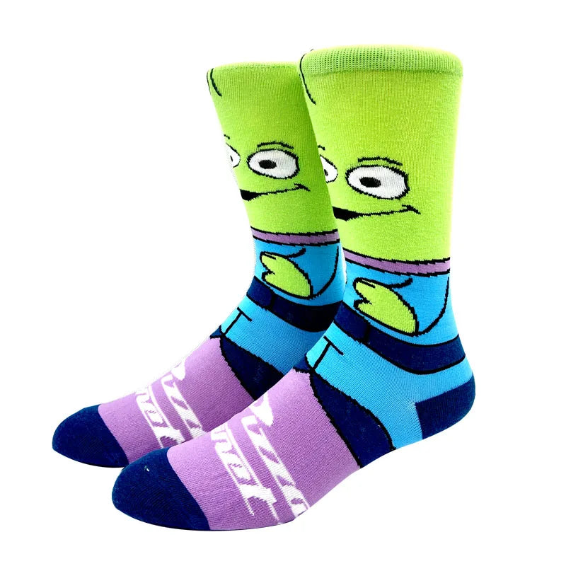 2023 New Arrival Anime Simpson Women Men Long Socks Men‘s Knee-High Cosplay Calf Sock Adult Personality Hip Hop Christmas Socks