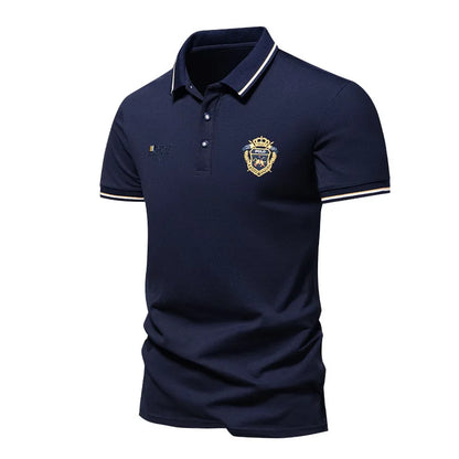 Polo Shirts Short Sleeve Top Casual Lapel Breathable Lightweight