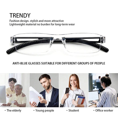 Integrated Reading Glasses, Clear Lenses