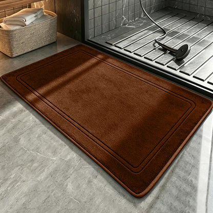 ultra soft fast absorbent bath rug