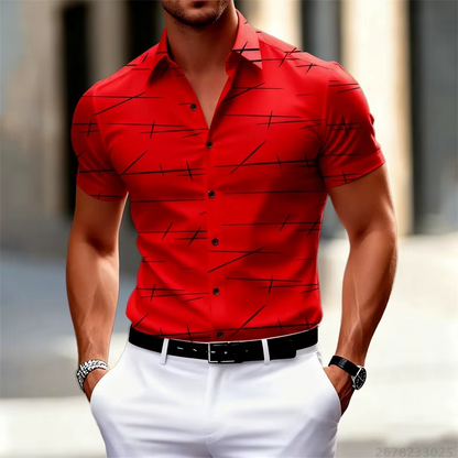 slim lapel shirt