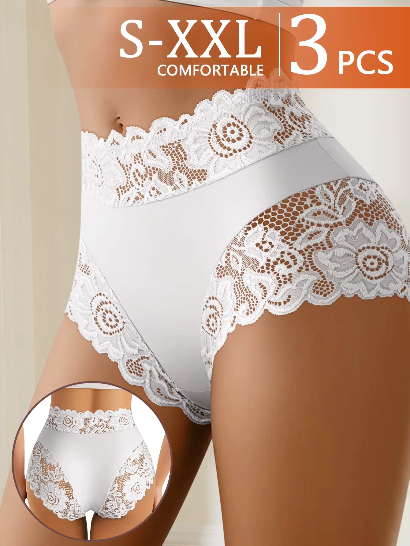 3 Pack High Waisted Tummy Control