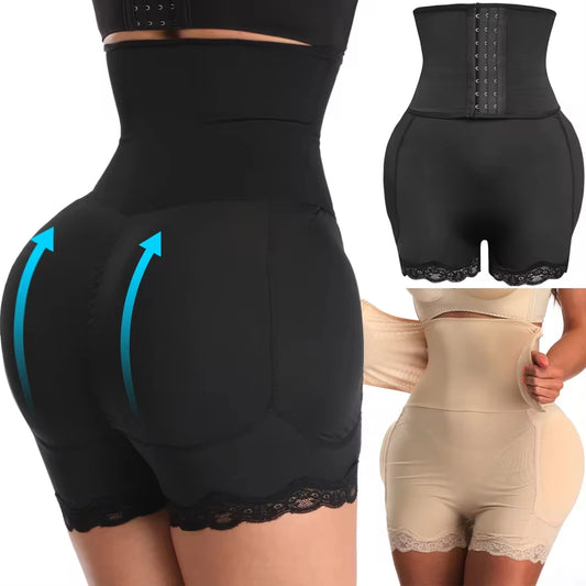 Women Hip Pads Panties Butt Lifter Body Shapewear Butt Enhancer Sexy Hip Shapers High Waist Fake Ass Shorts hips enlargement