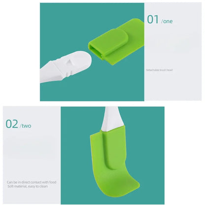 Silicone Spatula Detachable Split