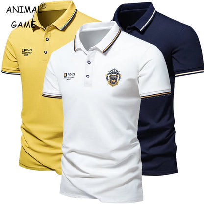 Polo Shirts Short Sleeve Top Casual Lapel Breathable Lightweight