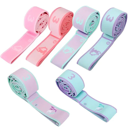 Yoga Stretching Belt - Elastic Resistance Band for Pilates