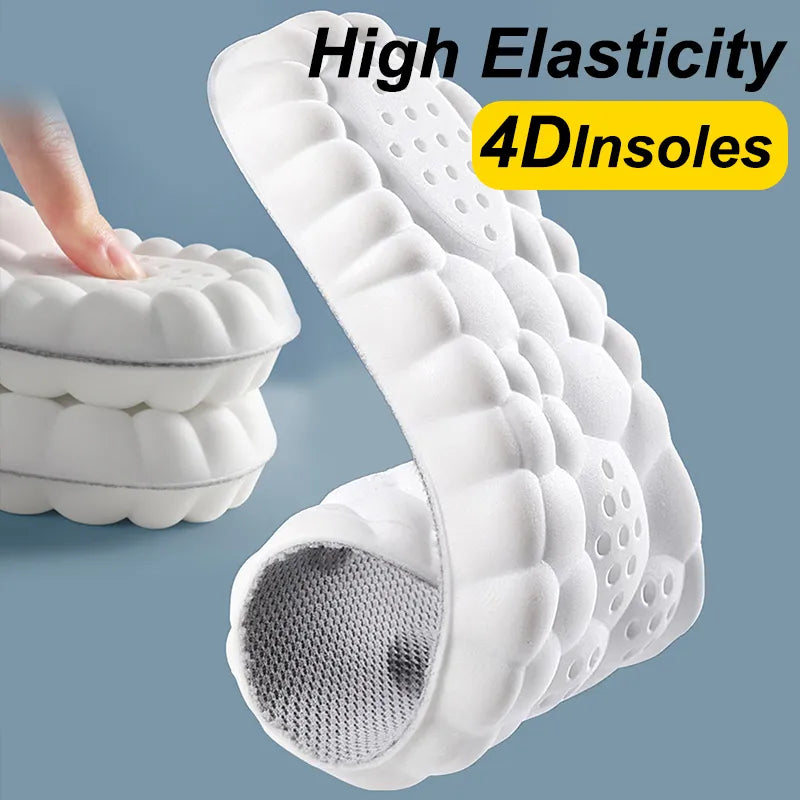 High Elasticity Latex Sport Insoles Soft Shoe Pads Arch Support Orthotic Insoles Breathable Deodorant Shock Absorption Cushion San Remo Shops