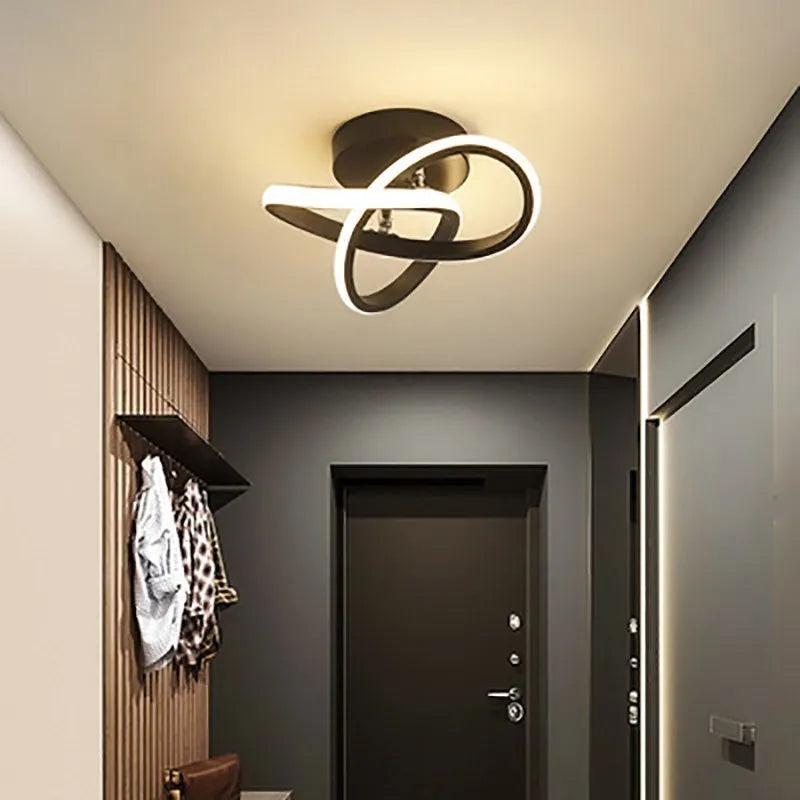 LED Strip Aisle Ceiling Lights Modern Minimalist Living Room Lamps For Balcony Entrance Staircase Home Decor Fixtures Led Luster San Remo Shops