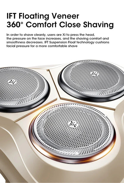 Electric Shaver for Men Facial Care Facial Care Beard Cleaning Multifunctional Washable Rechargeable Family Travel Outdoor