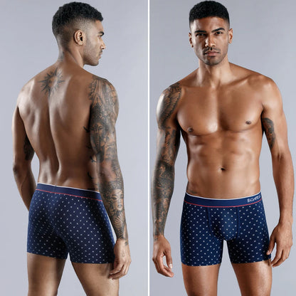 Men's Premium Cotton Boxer Shorts - Comfortable Underwear