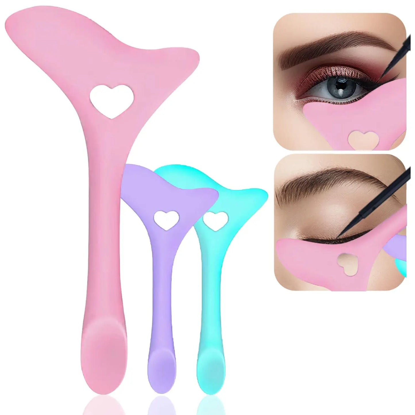 1PC Silicone Eyeliner Eyeshadow Stencil Templates Make Up Tools For Eye Makeup Cat Eye Line Guide Cosmetic Tool For Women San Remo