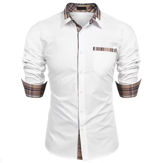 long-sleeved casual shirt