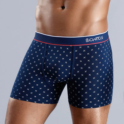 Men's Premium Cotton Boxer Shorts - Comfortable Underwear