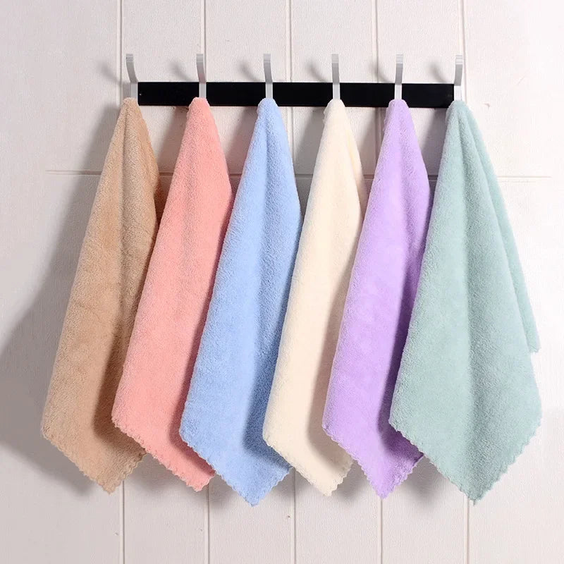 Face Towel Thickened Microfiber Absorbent High-density Coral Fleece Towel Quick Dry Clean Face Soft Absorbent Towel San Remo Shops